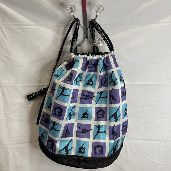 Danskin Agary & Asy Gymnastic Yoga workout draw string tote tote (Pre-Owned) - Picture 1 of 5